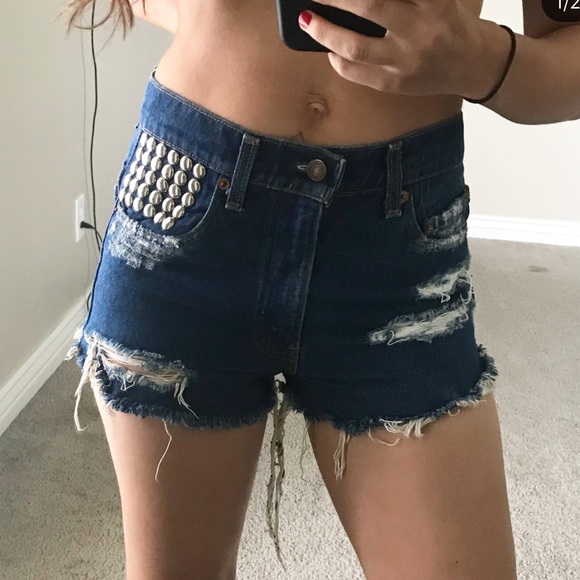 Levi's | Shorts | Authentic Levi Cut Off Shorts Cheeky Wedgie Fit | Poshmark